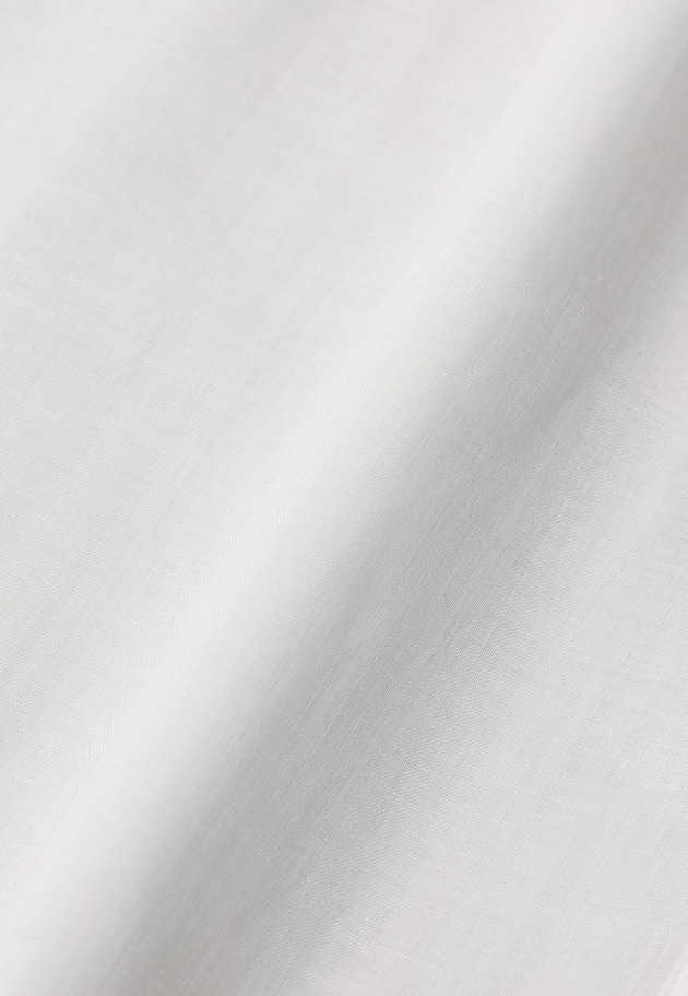RAMIE REGULAR COLLAR SHIRT / ラミーレギュラーカラーシャツ 詳細画像 White 3
