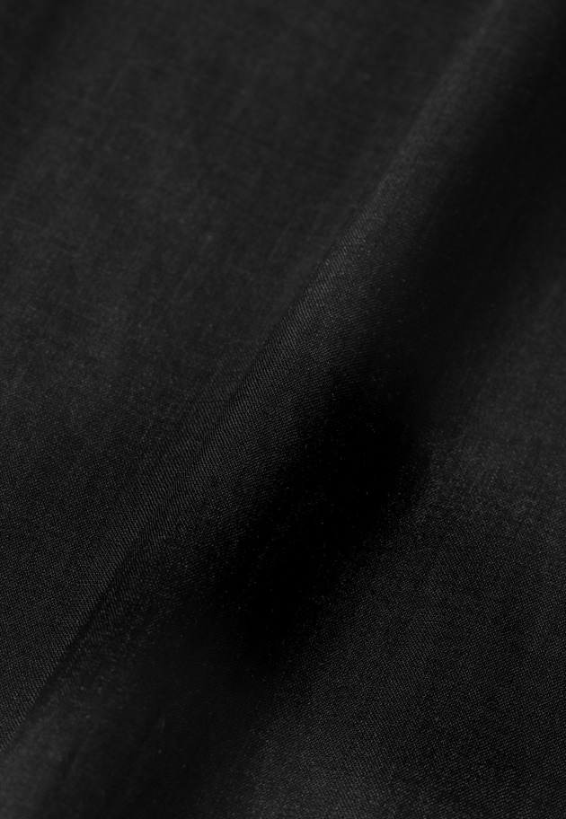 RAMIE REGULAR COLLAR SHIRT / ラミーレギュラーカラーシャツ 詳細画像 Black 3