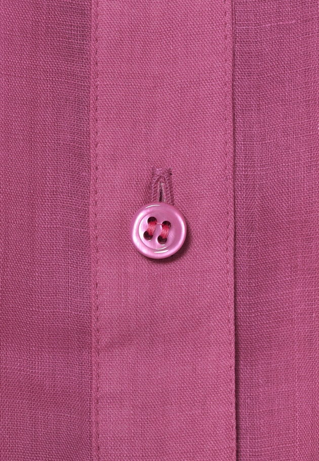 RAMIE REGULAR COLLAR SHIRT / ラミーレギュラーカラーシャツ 詳細画像 Purple 10