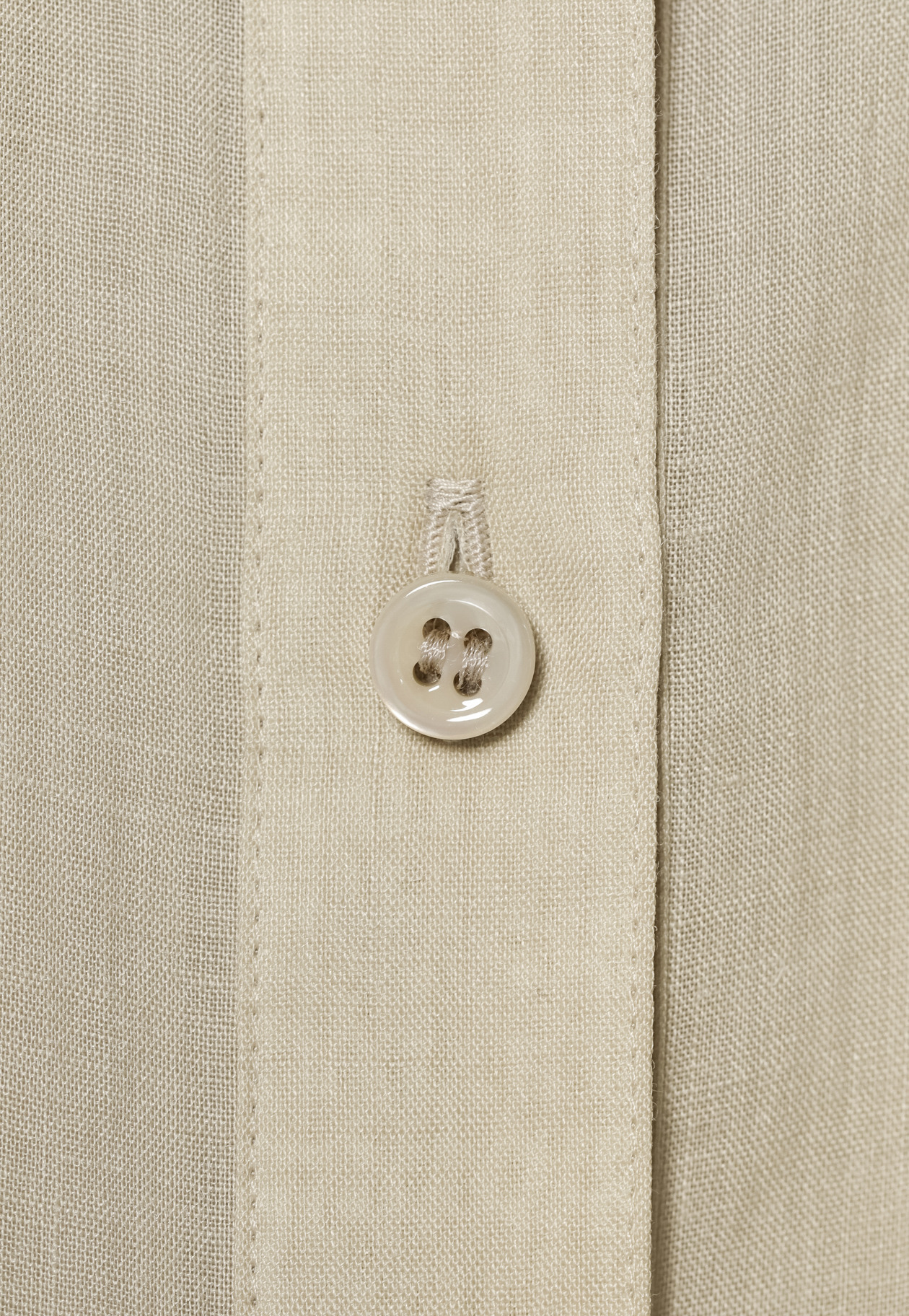 RAMIE REGULAR COLLAR SHIRT / ラミーレギュラーカラーシャツ 詳細画像 Beige 2