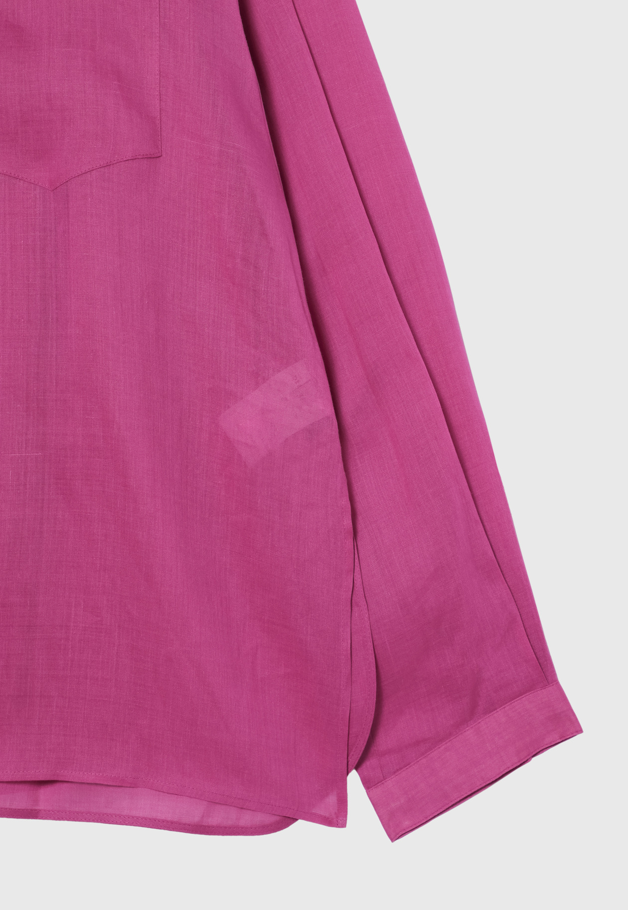 RAMIE REGULAR COLLAR SHIRT / ラミーレギュラーカラーシャツ 詳細画像 Purple 4