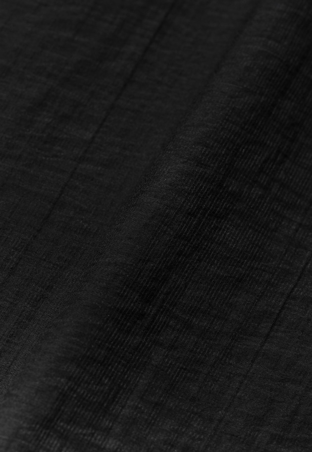 COTTON NYLON SHEER RUFFLE BLOUSE / コットンナイロンシアーラッフルブラウス 詳細画像 Black 7