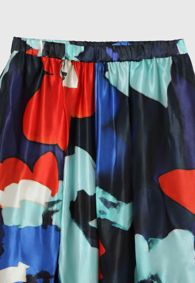 FLOWER PRINT PARACHUTE PANTS / フラワープリントパラシュートパンツ 詳細画像 Navy 10