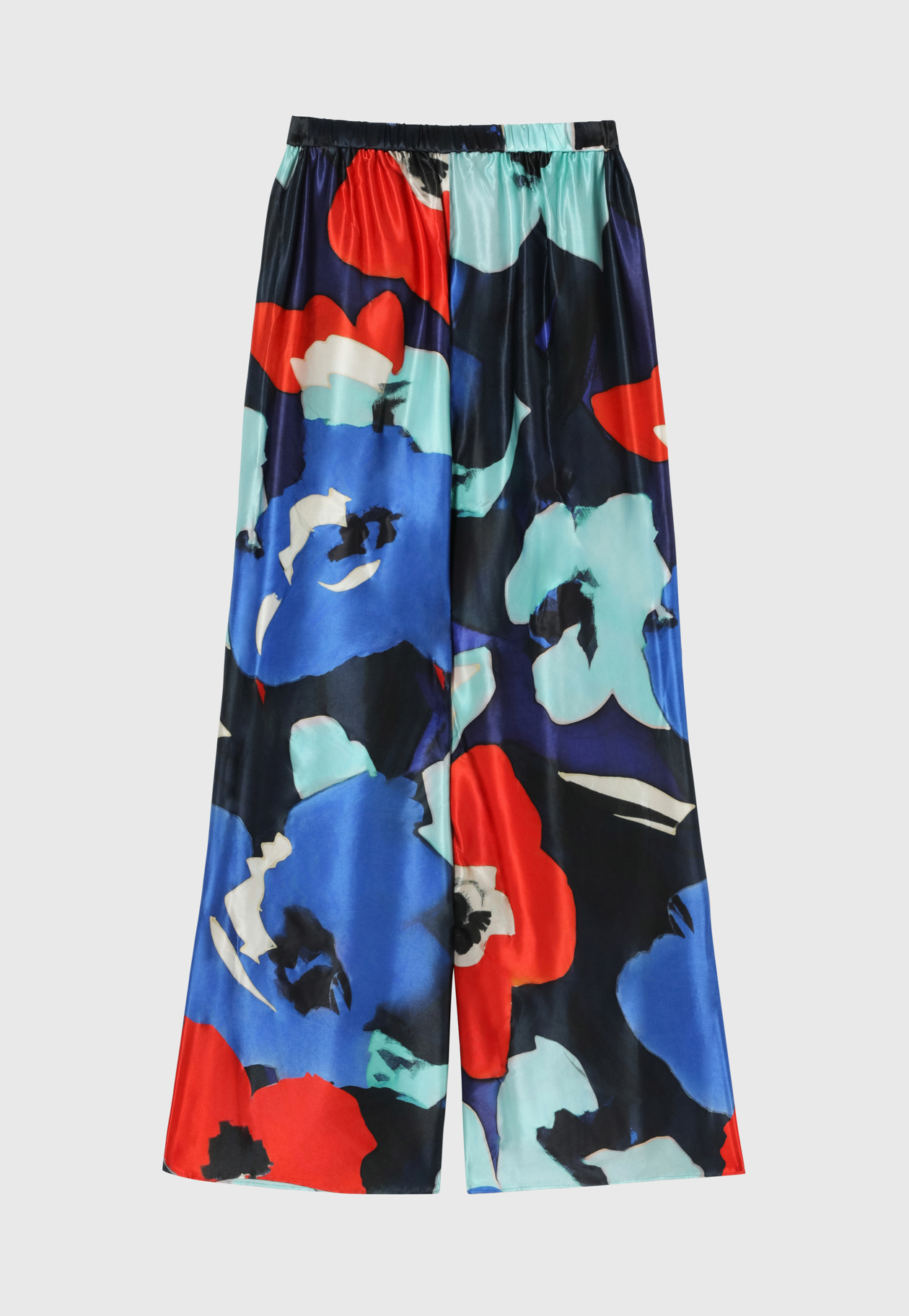 FLOWER PRINT PARACHUTE PANTS / フラワープリントパラシュートパンツ 詳細画像 Navy 9