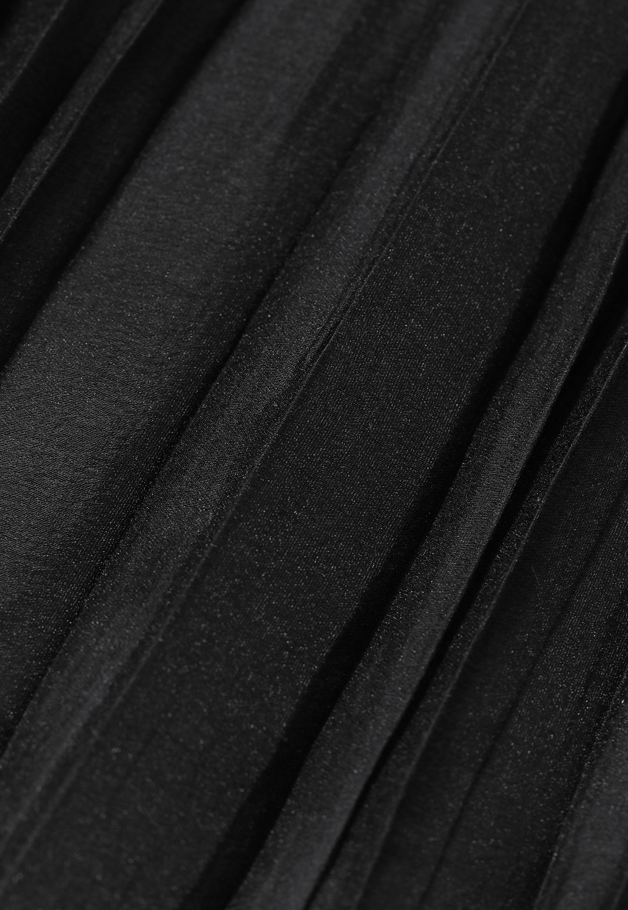 TENCEL PLEATS SKIRT / テンセルプリーツスカート 詳細画像 Black 2