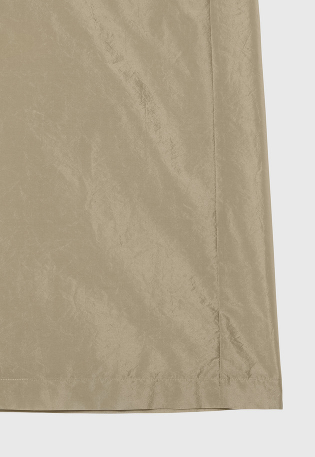 WASHER TAFFETA TUCK SKIRT / ワッシャータフタタックスカート 詳細画像 Gold 5