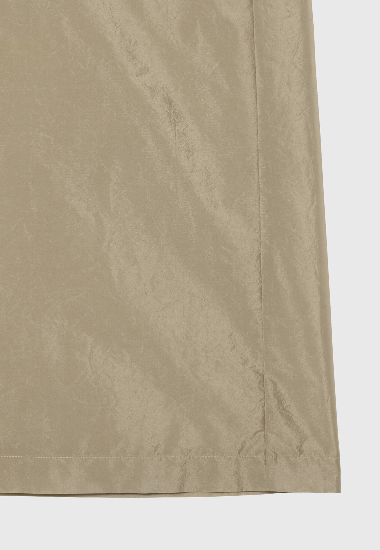 WASHER TAFFETA TUCK SKIRT / ワッシャータフタタックスカート 詳細画像 Gold 5