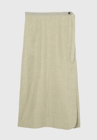 WASHER LINEN SKIRT / ワッシャーリネンスカート