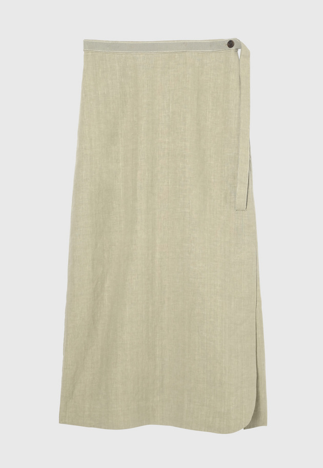 WASHER LINEN SKIRT / ワッシャーリネンスカート 詳細画像 Beige 1