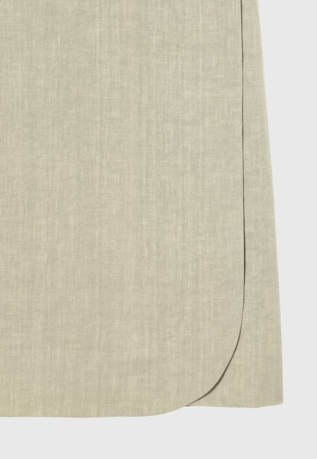 WASHER LINEN SKIRT / ワッシャーリネンスカート 詳細画像 Beige 5