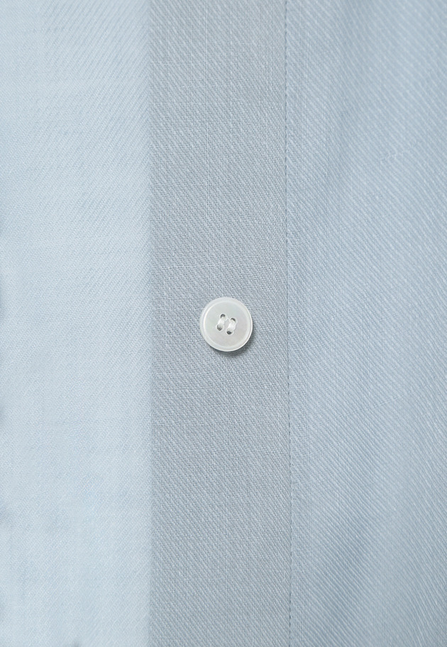 	RAMIE TWILL REGULAR COLLAR SHIRT / ラミーツイルレギュラーシャツ 詳細画像 Sax 2