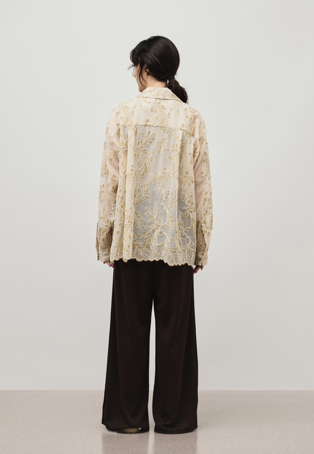 EMBROIDERY SHIRT / エンブロイダリーシャツ 詳細画像 Beige 6