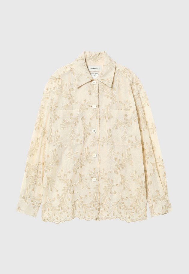 EMBROIDERY SHIRT / エンブロイダリーシャツ 詳細画像 Beige 8