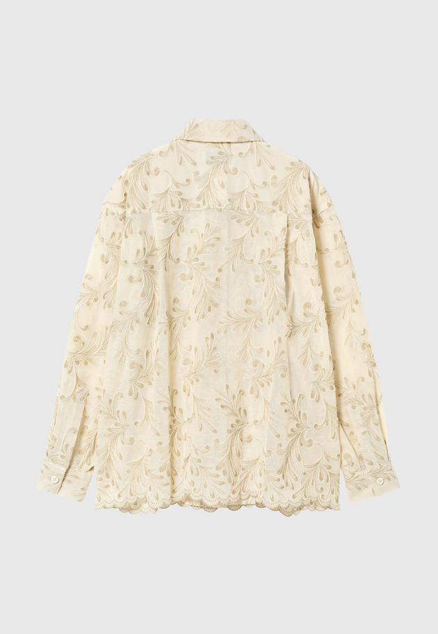 EMBROIDERY SHIRT / エンブロイダリーシャツ 詳細画像 Beige 9