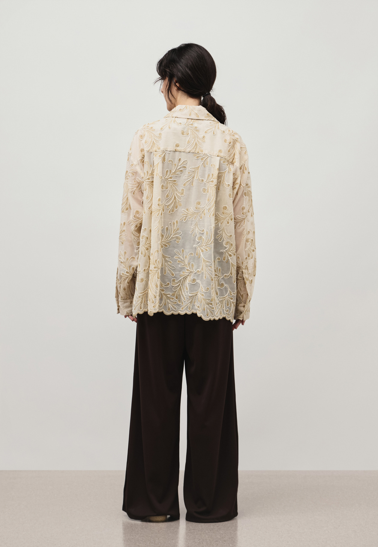 EMBROIDERY SHIRT / エンブロイダリーシャツ 詳細画像 Beige 6