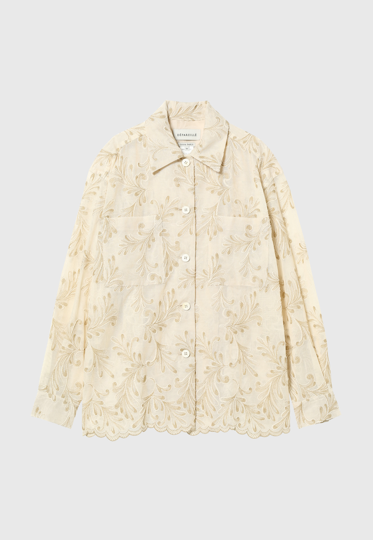 EMBROIDERY SHIRT / エンブロイダリーシャツ 詳細画像 Beige 8