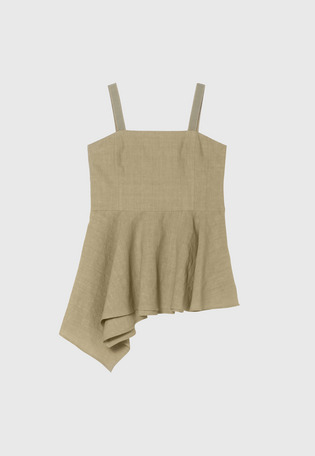 WASHER LINEN BUSTIER / ワッシャーリネンビスチェ