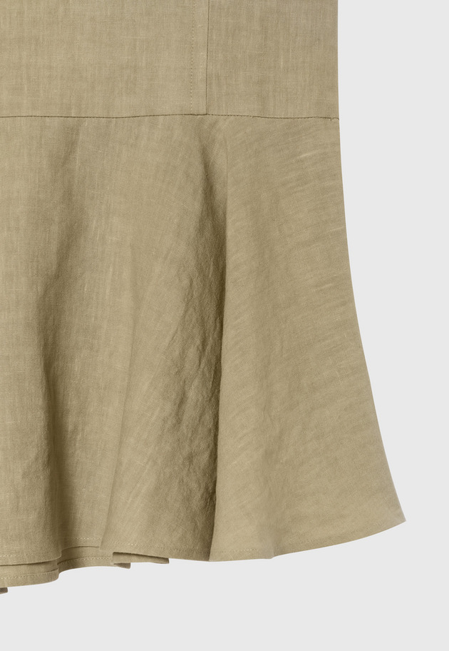WASHER LINEN BUSTIER / ワッシャーリネンビスチェ 詳細画像 Beige 5
