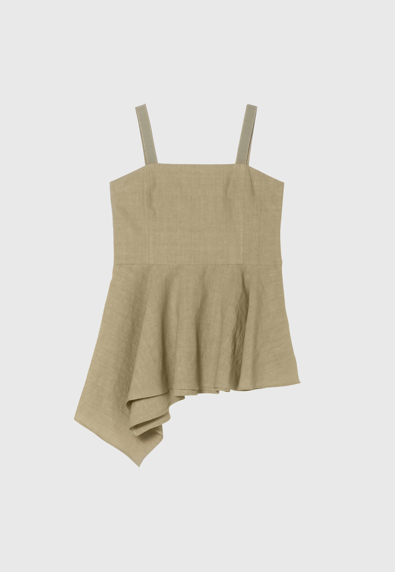 WASHER LINEN BUSTIER / ワッシャーリネンビスチェ 詳細画像 Beige 1