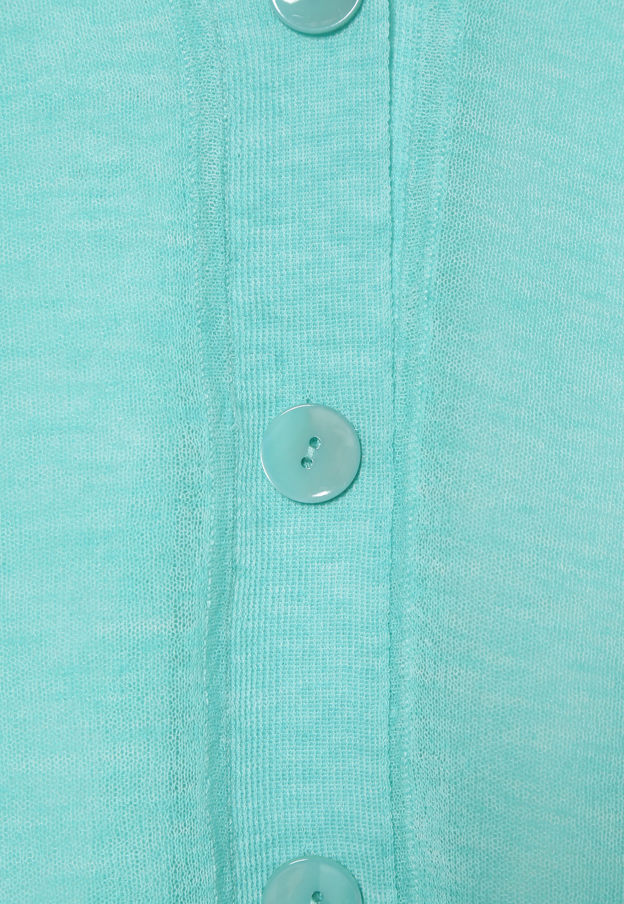 SHEER V NECK CARDIGAN / シアーVネックカーディガン 詳細画像 Mint 9