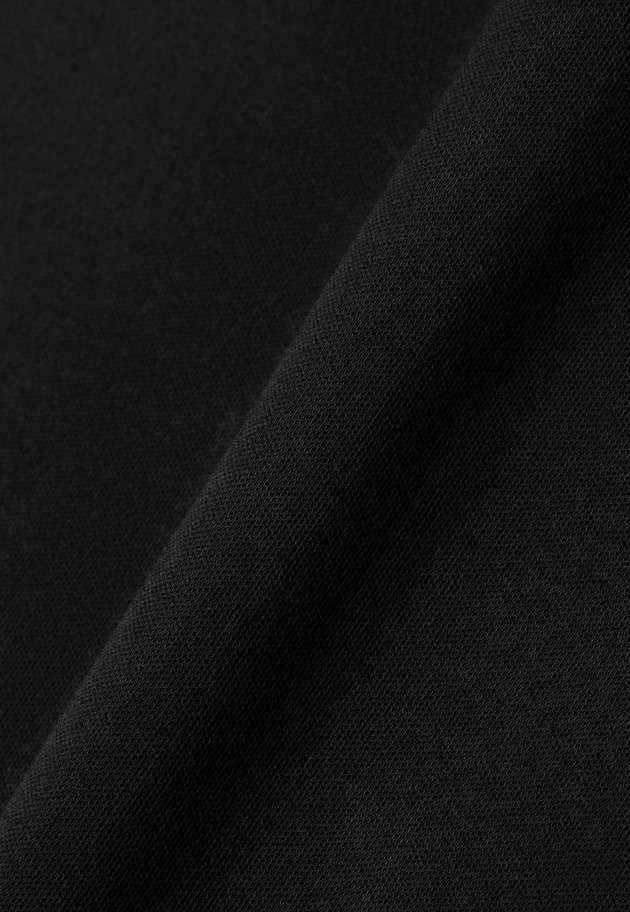 SMOOTH JERSEY SHORT SLEEVE DRESS / スムースジャージーショートスリーブドレス 詳細画像 Black 2