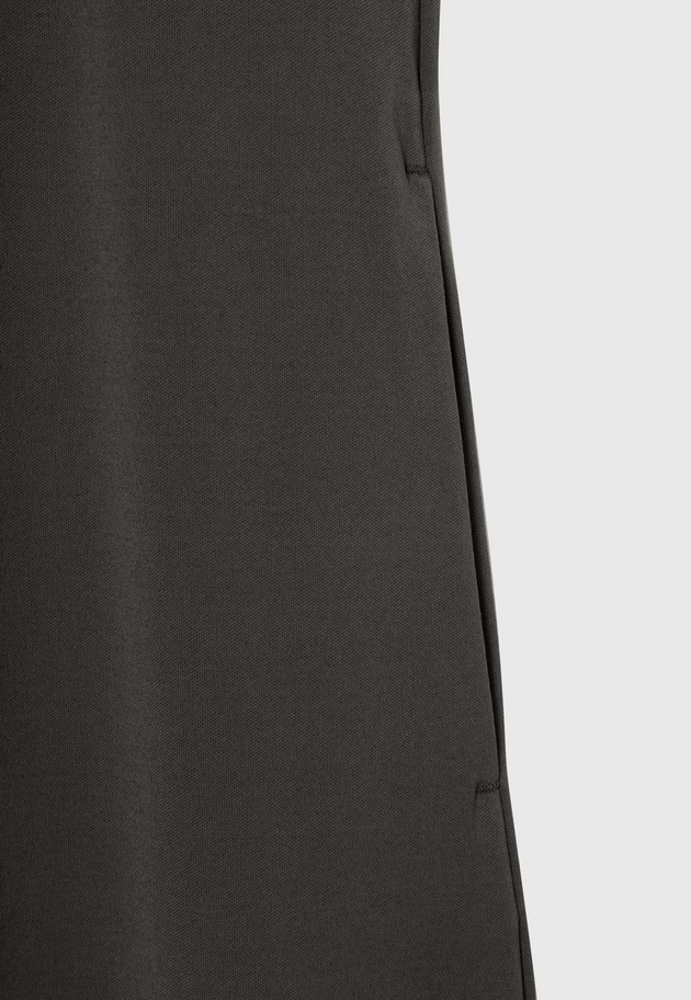 SMOOTH JERSEY SHORT SLEEVE DRESS / スムースジャージーショートスリーブドレス 詳細画像 Brown 10