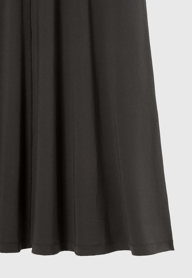SMOOTH JERSEY SHORT SLEEVE DRESS / スムースジャージーショートスリーブドレス 詳細画像 Brown 9
