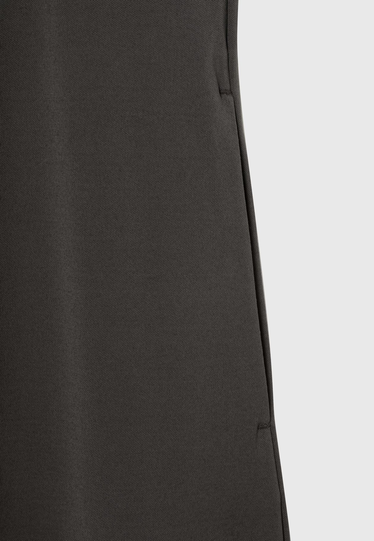 SMOOTH JERSEY SHORT SLEEVE DRESS / スムースジャージーショートスリーブドレス 詳細画像 Brown 10