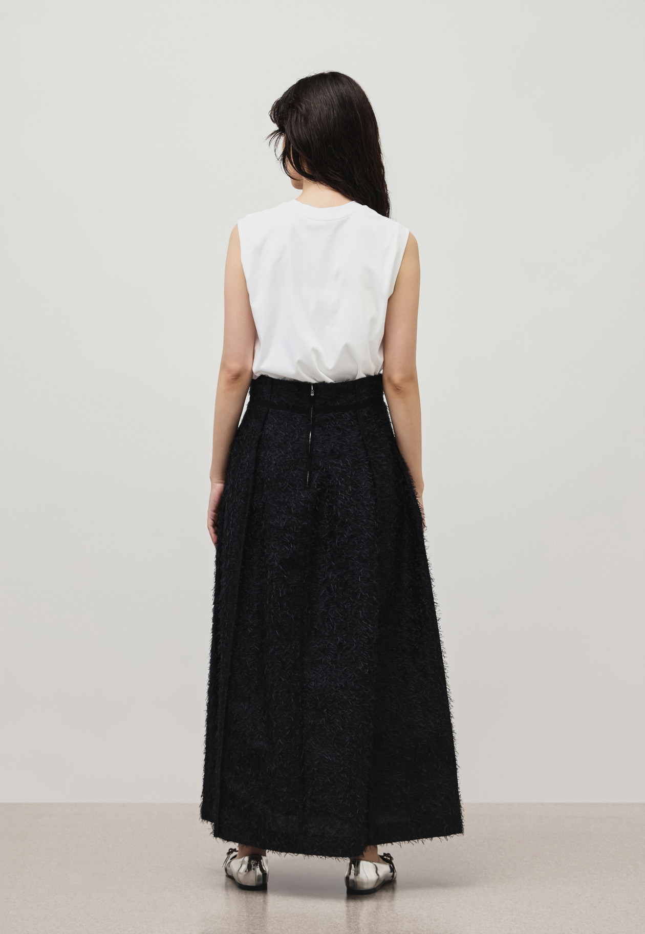 SMOOTH NO SLEEVE T SHIRT / スムースノースリーブTシャツ 詳細画像 OW 3
