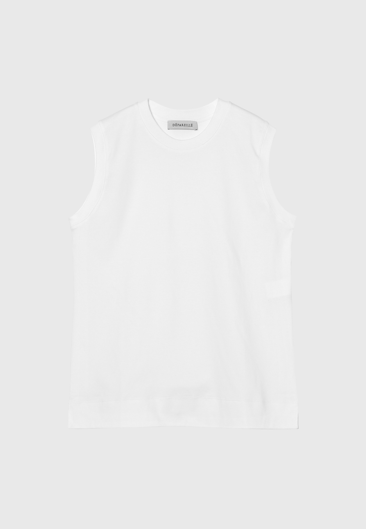 SMOOTH NO SLEEVE T SHIRT / スムースノースリーブTシャツ 詳細画像 OW 5