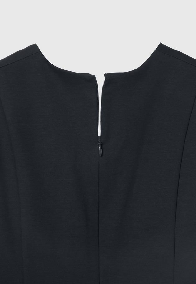 COTTON STRETCH V NECK TUNIC / コットンストレッチVネックチュニック 詳細画像 Navy 6