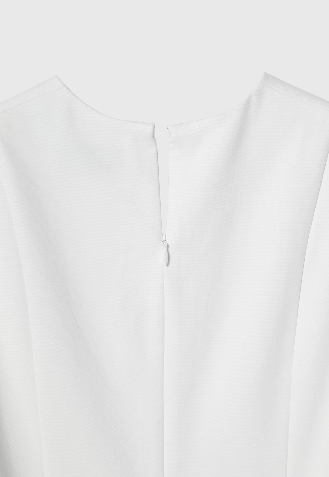 COTTON STRETCH V NECK TUNIC / コットンストレッチVネックチュニック 詳細画像 OW 2