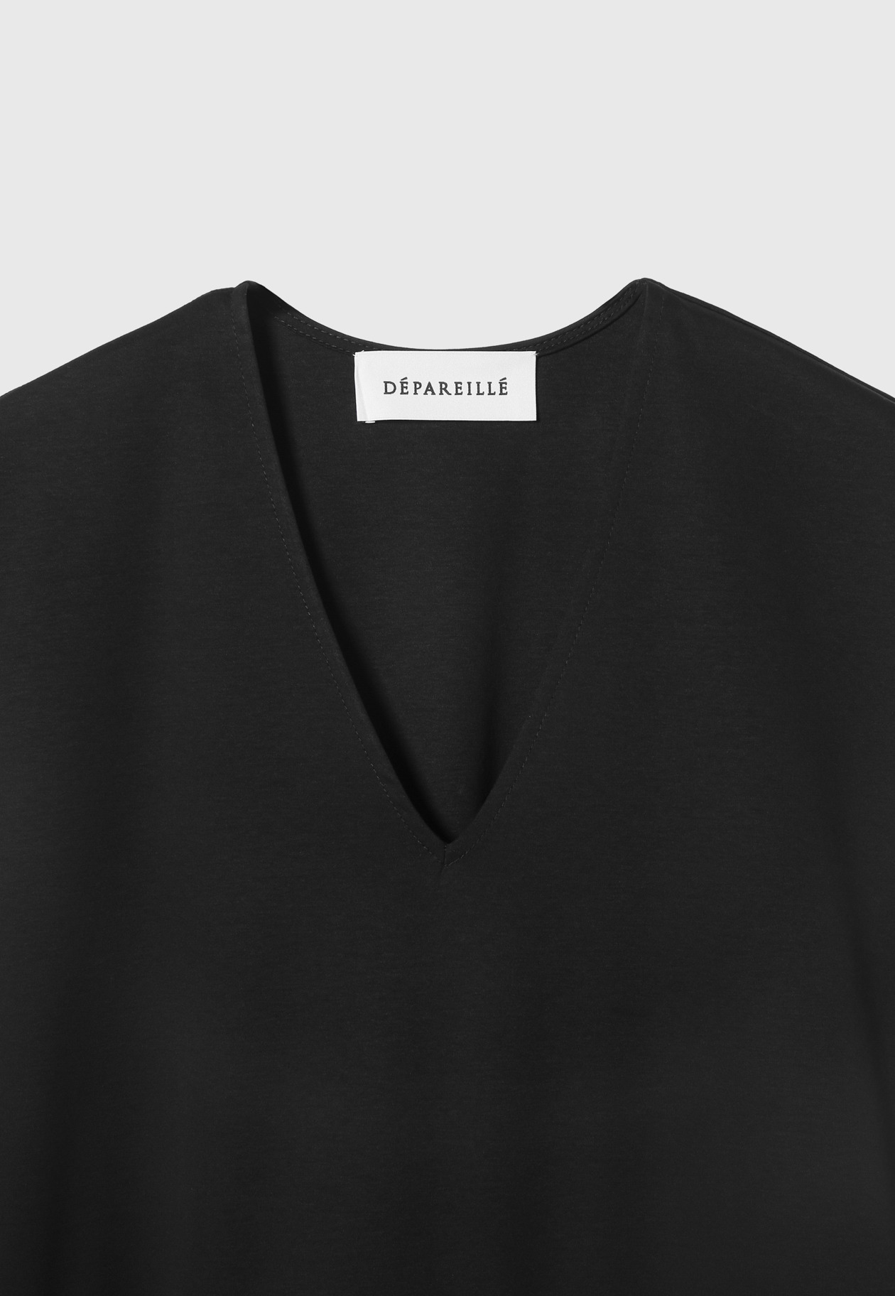 COTTON NO SLEEVE PEPLUM TOPS / コットンノースリーブペプラムトップス 詳細画像 Black 3