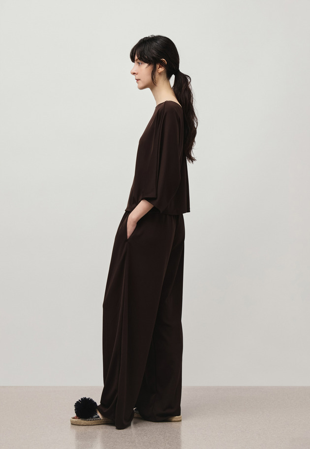 TRIACETATE JERSEY BIG TEE / トリアセテートジャージービッグT 詳細画像 Brown 3