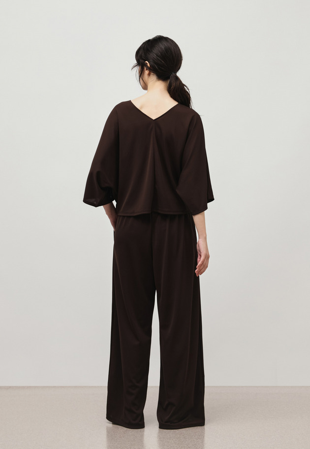 TRIACETATE JERSEY BIG TEE / トリアセテートジャージービッグT 詳細画像 Brown 4