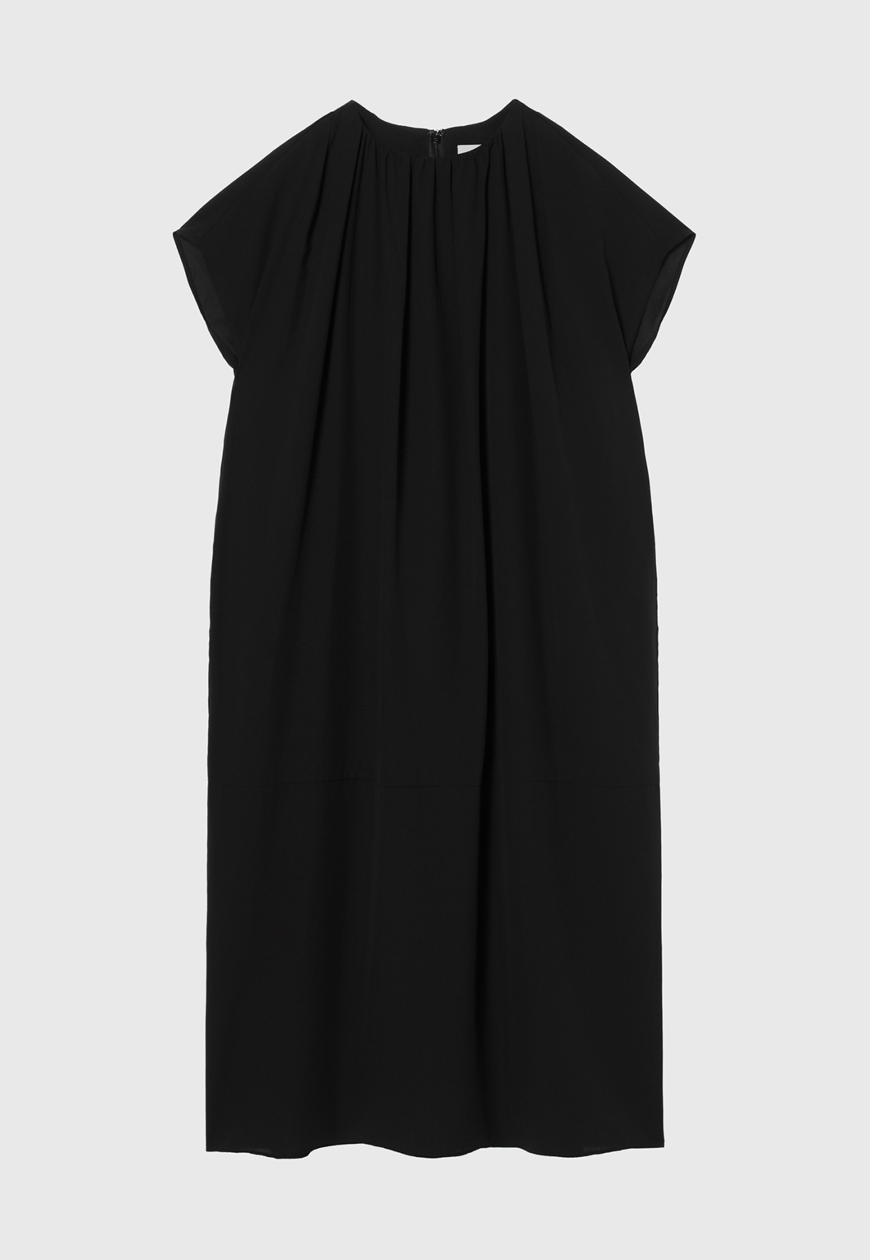 DRY DUNGAREE DRESS / ドライダンガリードレス 詳細画像 Black 1