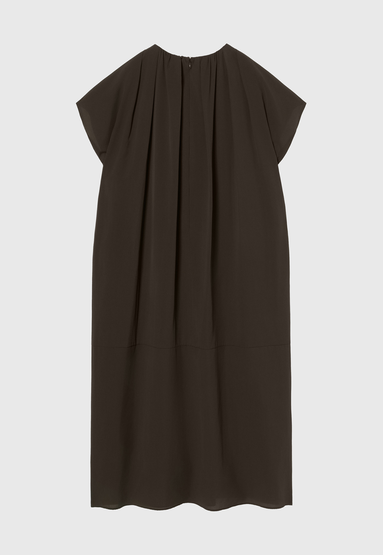 DRY DUNGAREE DRESS / ドライダンガリードレス 詳細画像 Brown 5