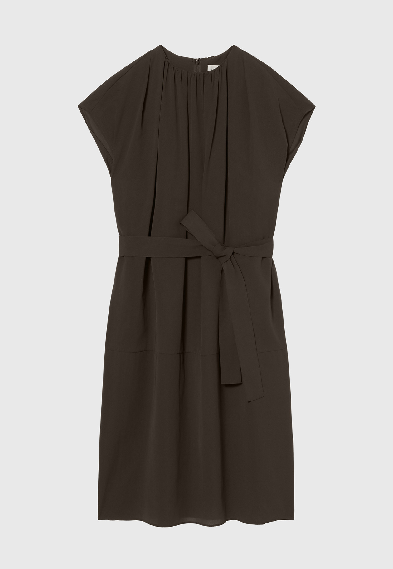 DRY DUNGAREE DRESS / ドライダンガリードレス 詳細画像 Brown 6