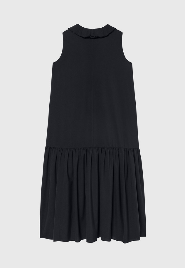 TROPICAL WOOL DRESS / トロピカルウールドレス 詳細画像 Navy 7