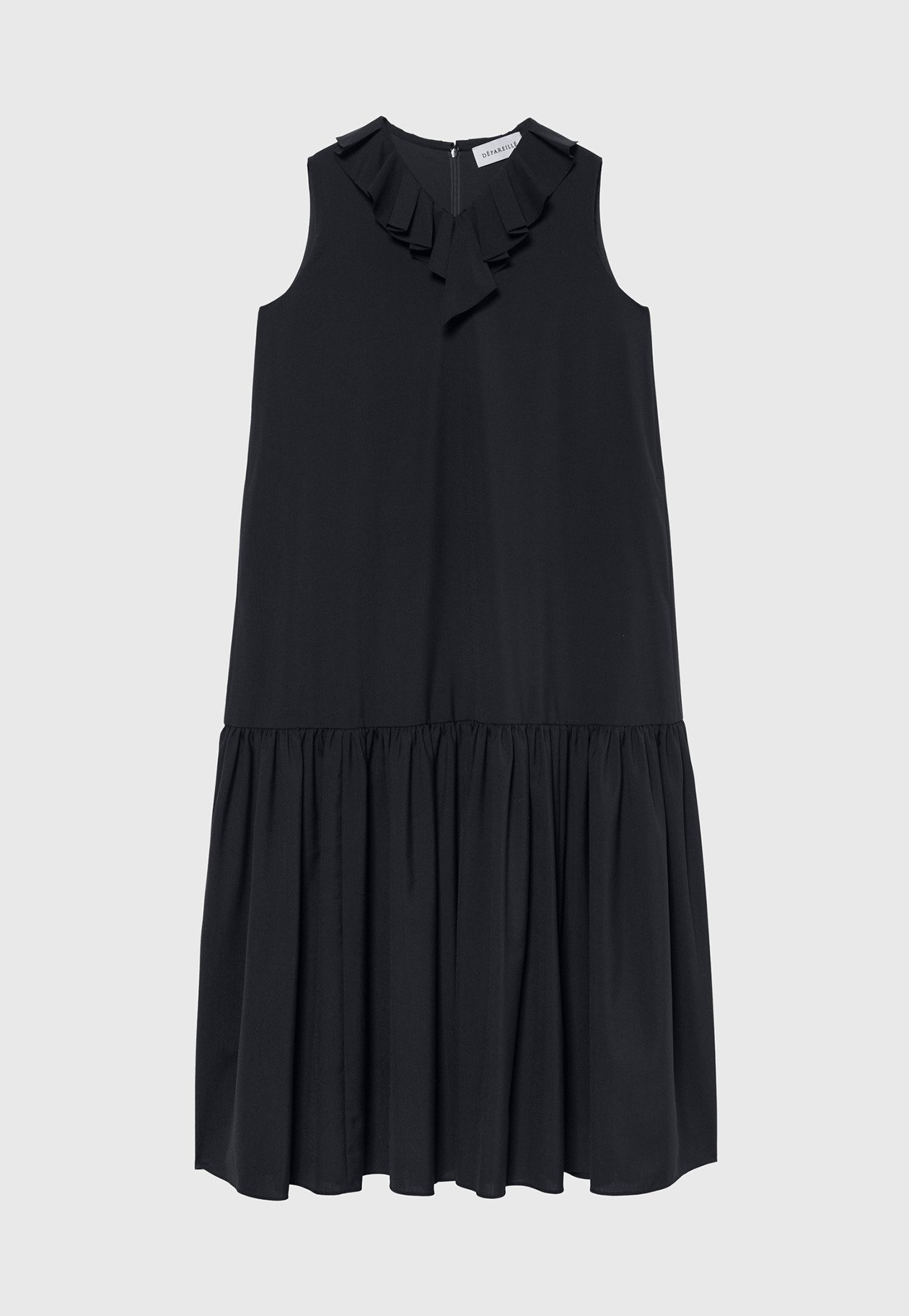 TROPICAL WOOL DRESS / トロピカルウールドレス 詳細画像 Navy 6