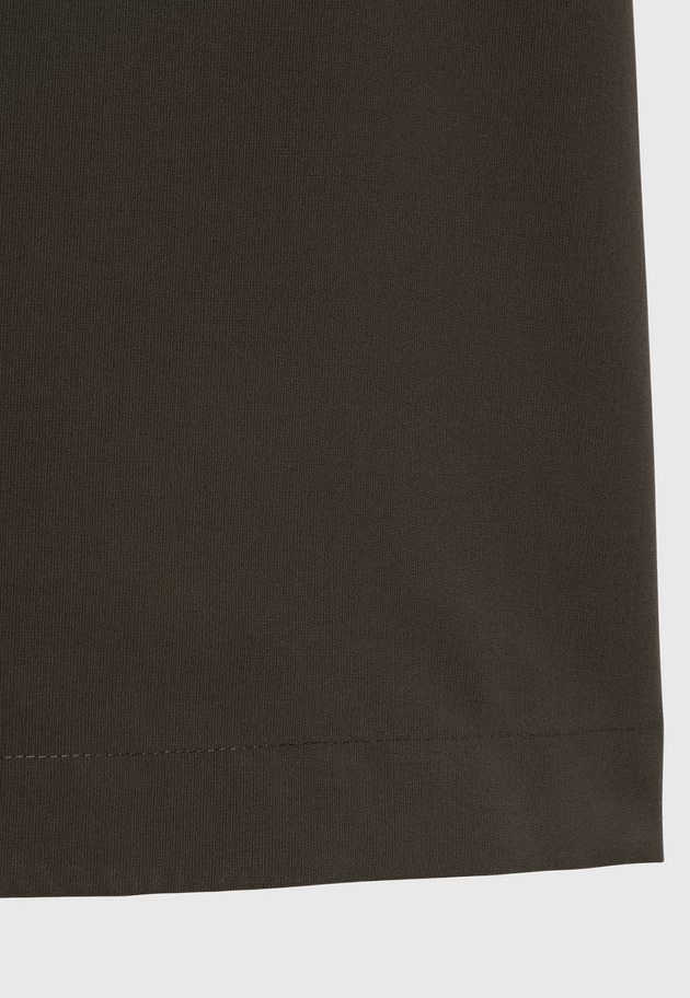 DRY DUNGAREE SHORT SLEEVE BLOUSE / ドライダンガリーショートスリーブブラウス 詳細画像 Brown 5