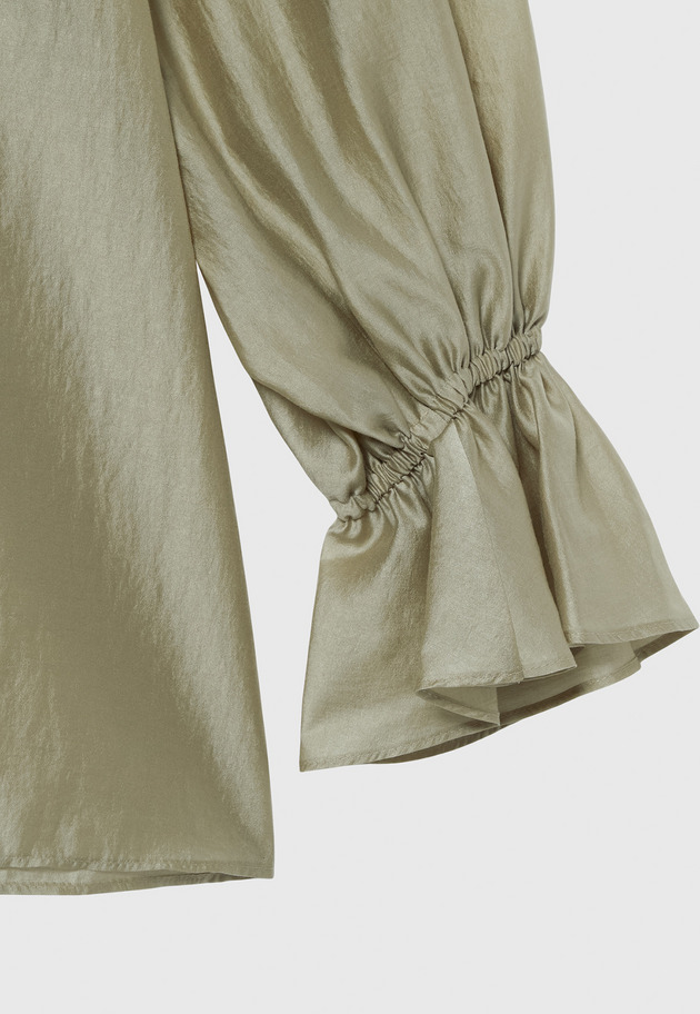 LAWN RUFFLE BLOUSE / ローンラッフルブラウス 詳細画像 Beige 5