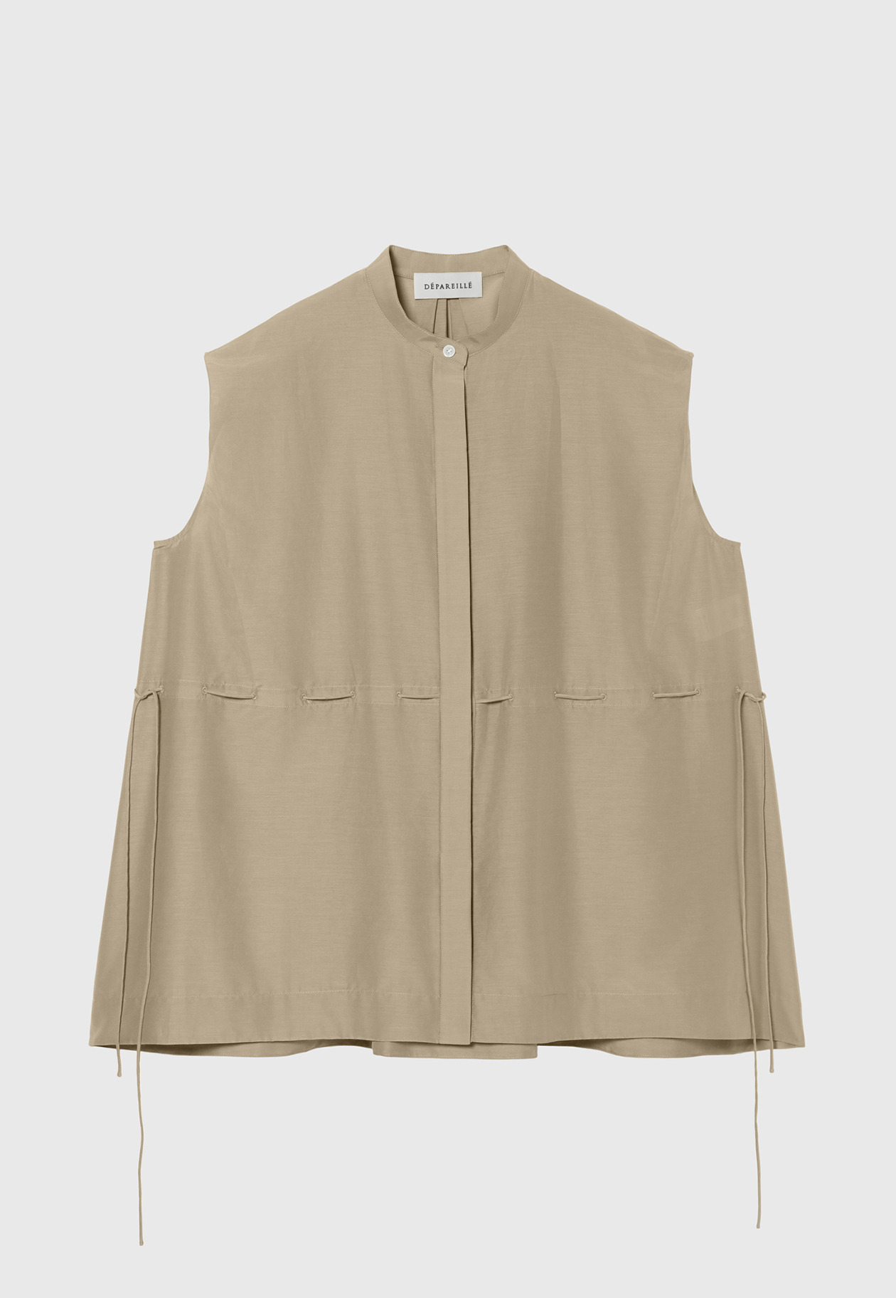 COTTON SILK LAWN BLOUSE / コットンシルクローンブラウス 詳細画像 Beige 2