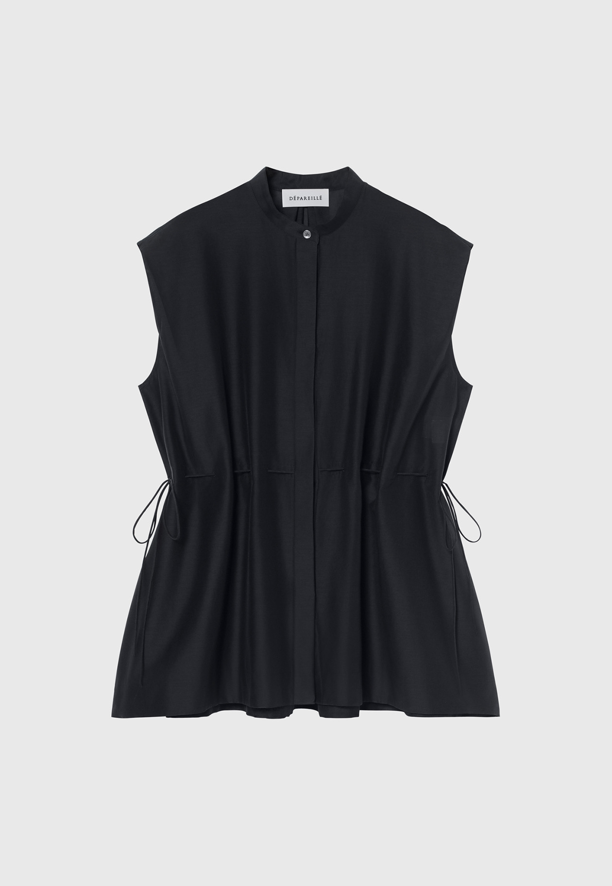 COTTON SILK LAWN BLOUSE / コットンシルクローンブラウス 詳細画像 Navy 1