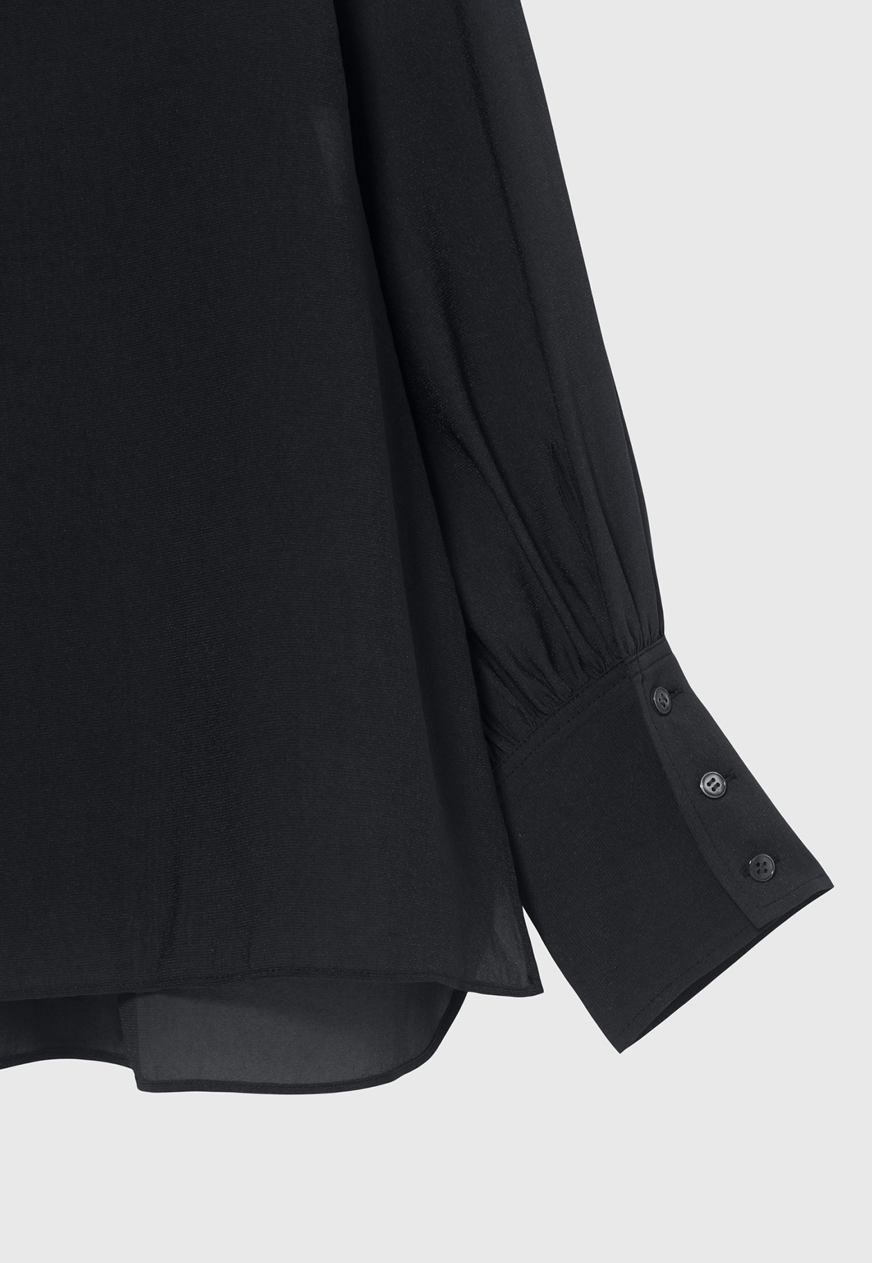 SILKY RUFFLE BLOUSE / シルキーラッフルブラウス 詳細画像 Chcl 4