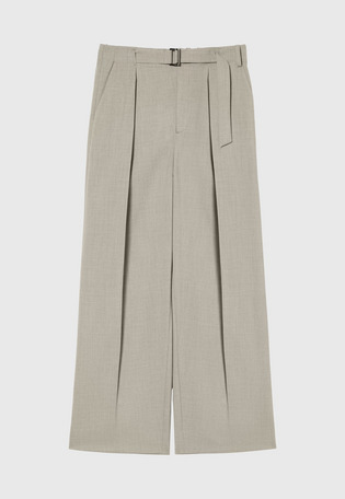 TROPICAL WOOL GATHER PANTS / トロピカルウールギャザーパンツ