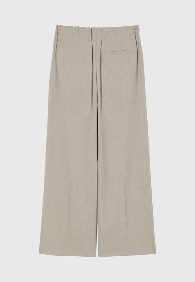 TROPICAL WOOL GATHER PANTS / トロピカルウールギャザーパンツ 詳細画像 Beige 2