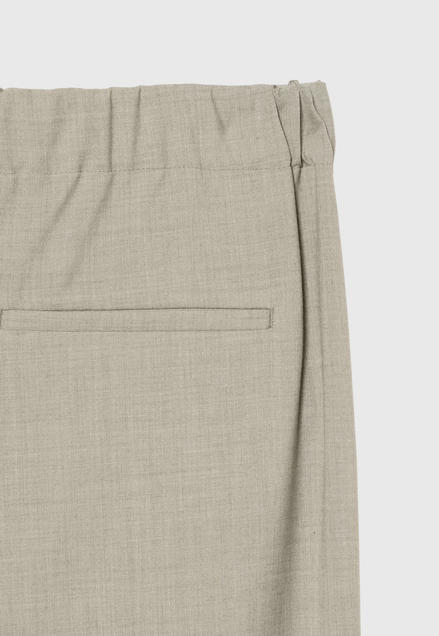 TROPICAL WOOL GATHER PANTS / トロピカルウールギャザーパンツ 詳細画像 Beige 6