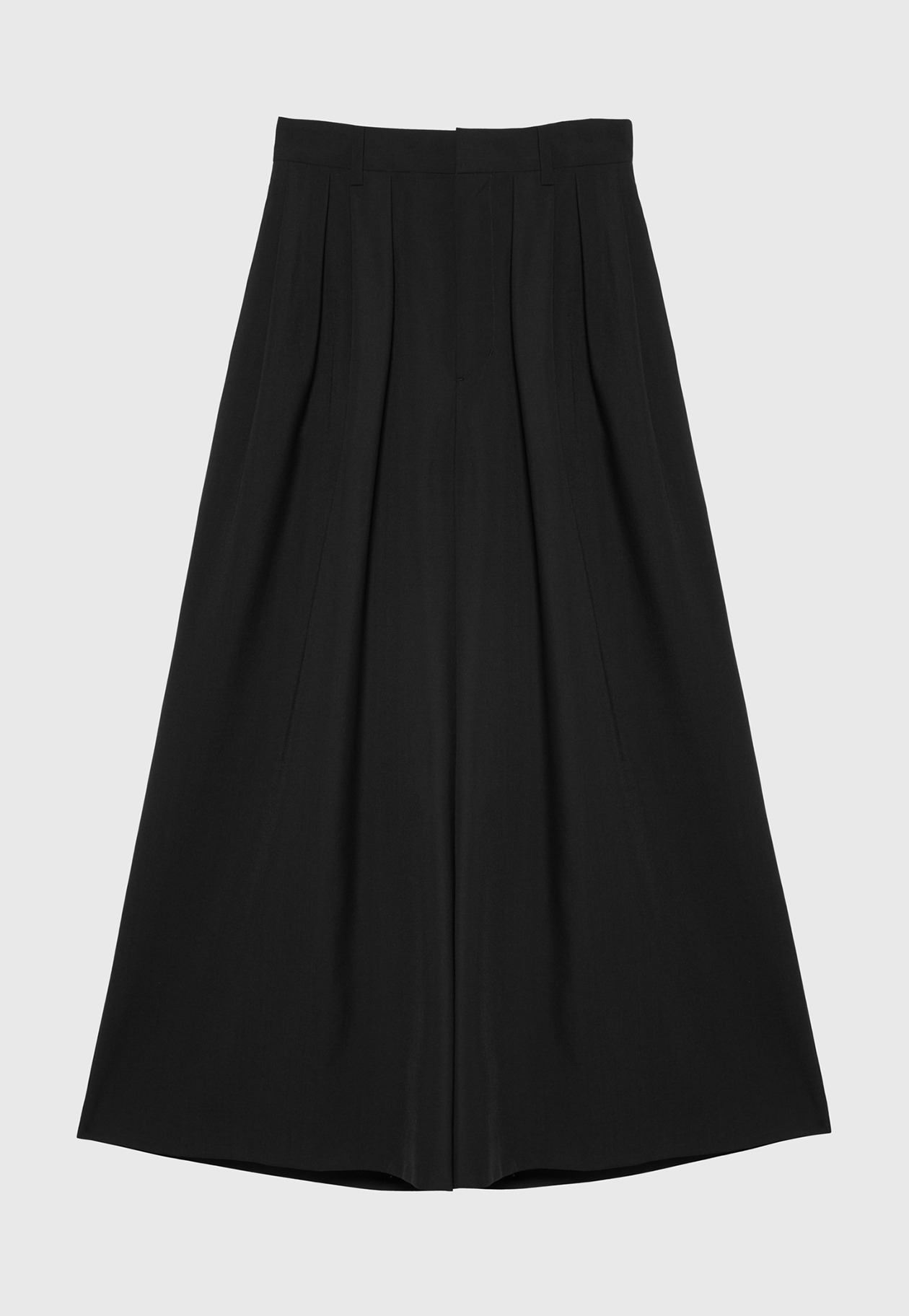 TROPICAL WOOL SUPER WIDE PANTS / トロピカルウールスーパーワイドパンツ 詳細画像 Black 1
