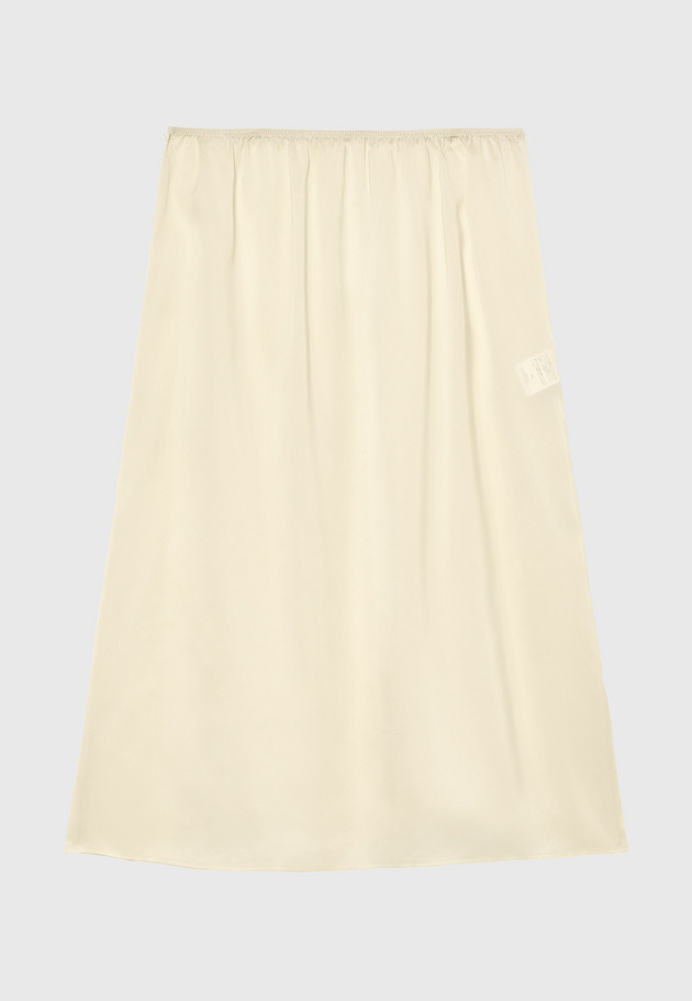 SILK POLY TIERED PLEATS SKIRT / シルクポリティアードプリーツスカート 詳細画像 Beige 6